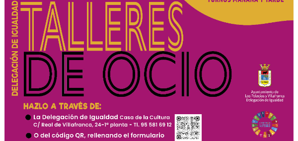 Abierto el plazo de inscripción para los Talleres de ocio