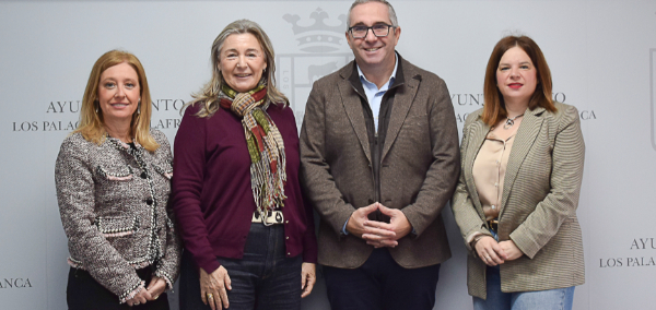  El Ayuntamiento de Los Palacios y Villafranca y Cruz Roja Sevilla avanzan en la coordinación en materia de emergencias y acción social