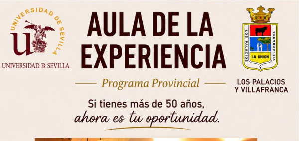 Abierto el periodo de inscripciones del Aula de la Experiencia