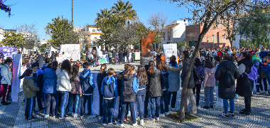 La Red Espacio de Paz de Los Palacios y Villafranca conmemora el Día Escolar de la No Violencia y la Paz