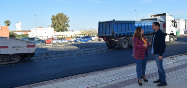 El Ayuntamiento palaciego habilita una nueva zona de  aparcamientos en la parcela urbana recuperada para el patrimonio municipal entre las calles Juan